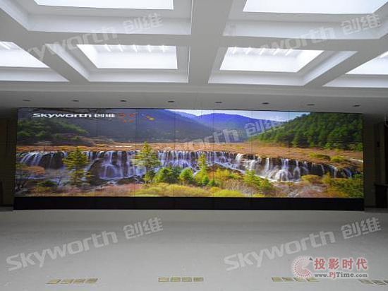 创维DLP拼接大屏进驻山西大同交警支队批示中心