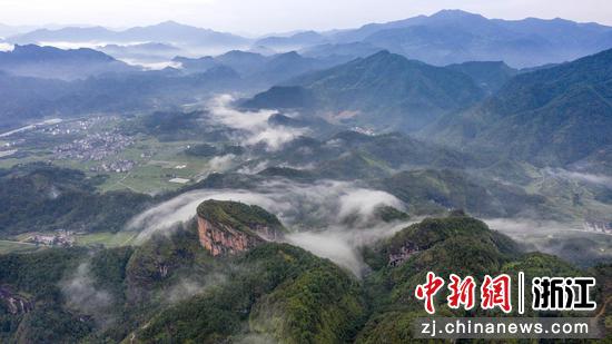 浙江仙居：山乡云海美不胜收