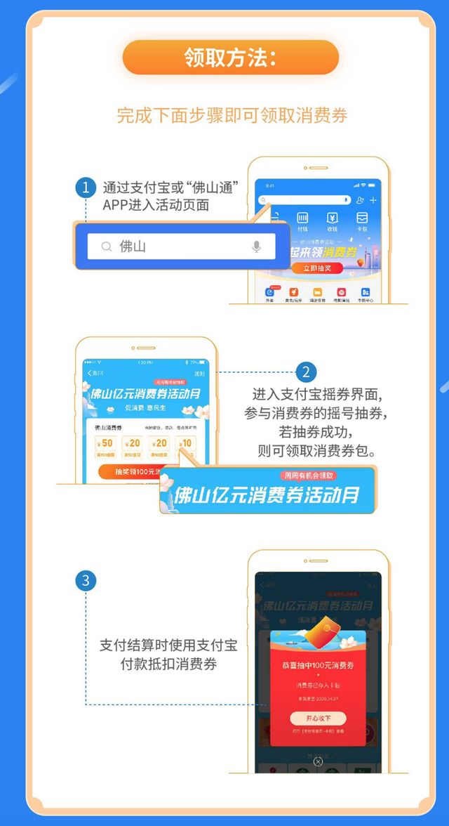 广东首个！佛山给市民及旅客派发1亿元消费券（附领取攻略）