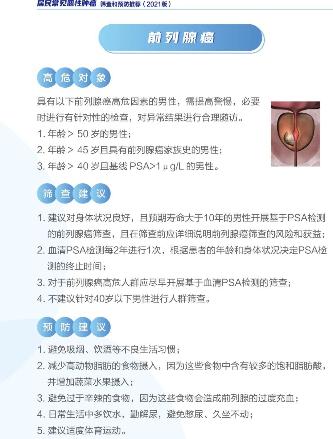 新版《住民常见恶性肿瘤筛查和防范推荐》宣布