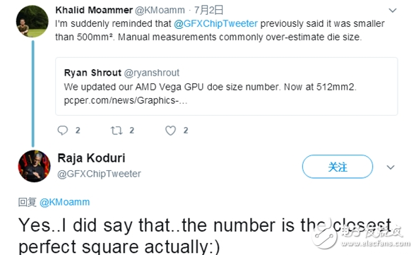 AMD显卡老总确认Vega焦点面积 可以称为完美的平方数