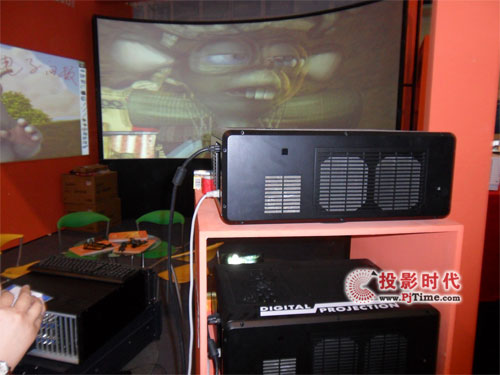 DP投影机亮相山西安防科技产业博览会