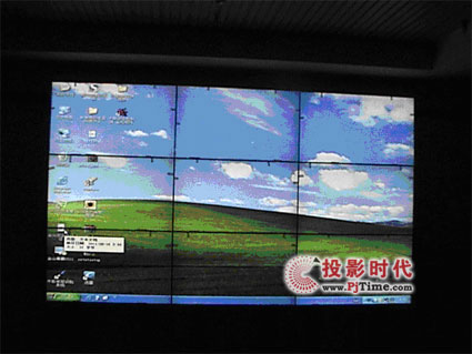 山西介休锦源大酒店采用仙视电子液晶拼墙