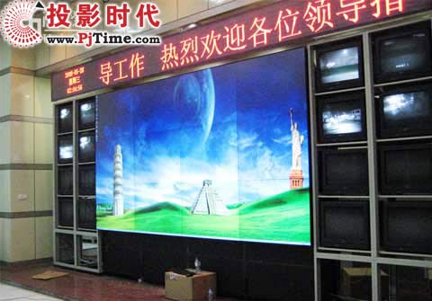 清华紫光大屏幕拼接设备服务于山西省怀仁县公安系统