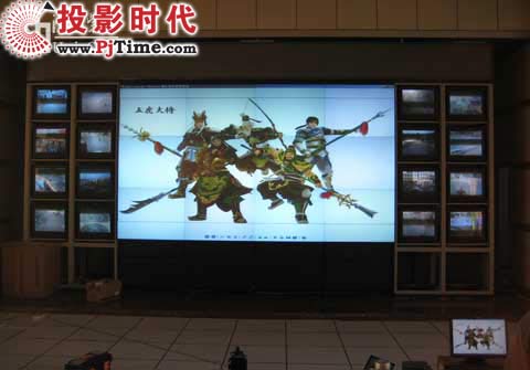 清华紫光大屏幕拼接设备服务于山西省怀仁县公安系统