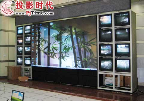 清华紫光大屏幕拼接设备服务于山西省怀仁县公安系统