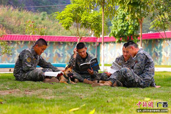 武警崇左支队“五一”假期多彩活动趣味浓