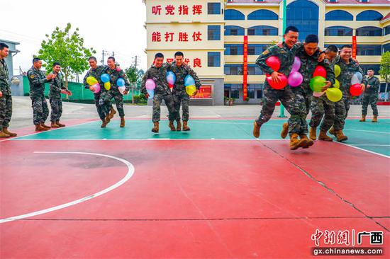 武警崇左支队“五一”假期多彩活动趣味浓