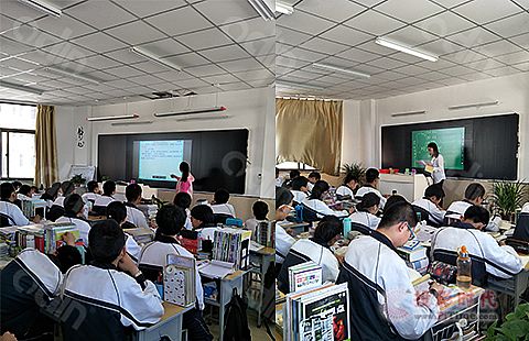 超百台智慧教室互动黑板落户忻州一中新校区