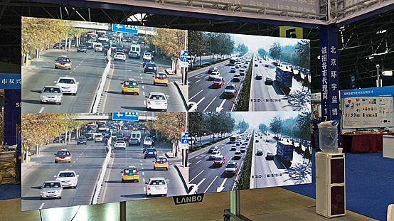 LANBO微距背投完成山西首展