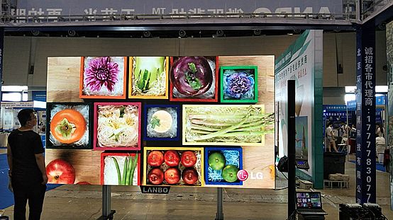 LANBO微距背投完成山西首展