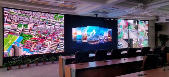 SoCool!Voury卓华弧形LED屏与山西某“智慧城市”完美融合