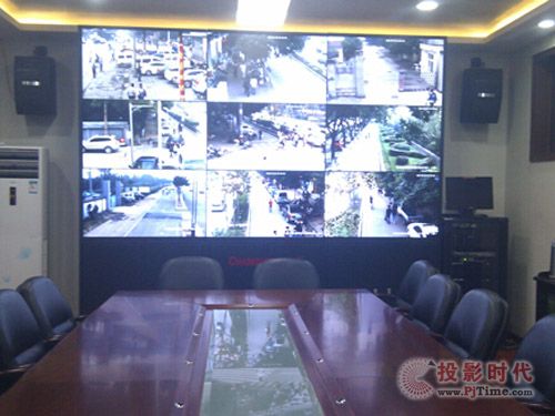 长虹液晶拼接屏解决方案打造平安城市太原