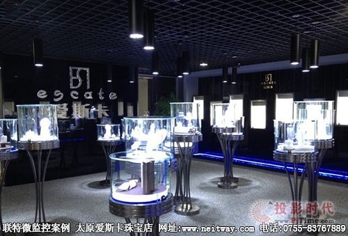 联特微高清网络摄像机保障太原爱斯卡珠宝店安全运营