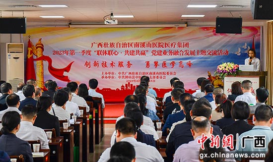 自治区南溪山医院举办党建业务融合发展主题交流活动