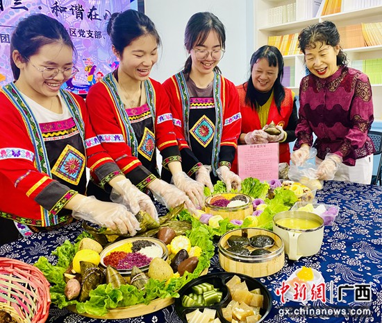 桂林七星区多个社区举办活动欢庆壮族“三月三”