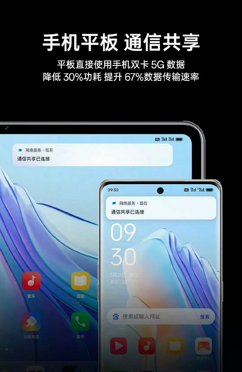 跨端互联无感体验，ColorOS双5G通信共享实现多设备通信自由