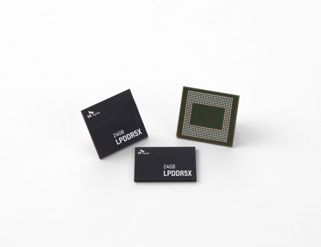 SK海力士量产全球最大容量的24GB LPDDR5X DRAM