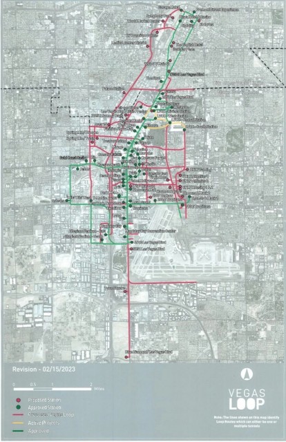 马斯克Boring公司地下隧道网络将扩建至65英里：跑特斯拉的拉斯维加斯环线