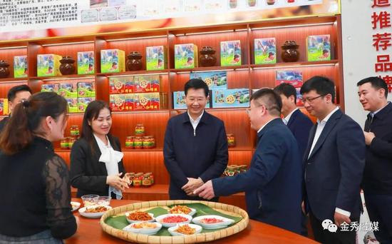 何朝建到武宣象州金秀调研