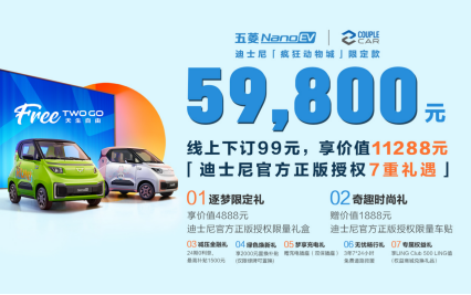 全球限量5000台！五菱NanoEV限定款开抢