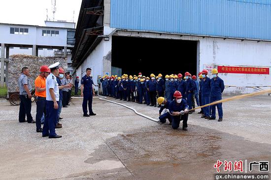 来宾消防深入糖企开展培训 筑牢安全生产防线