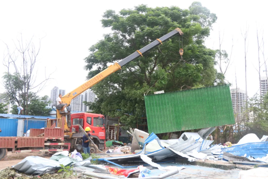 邕宁区：查违拆违不松懈 营造齐洁美环境