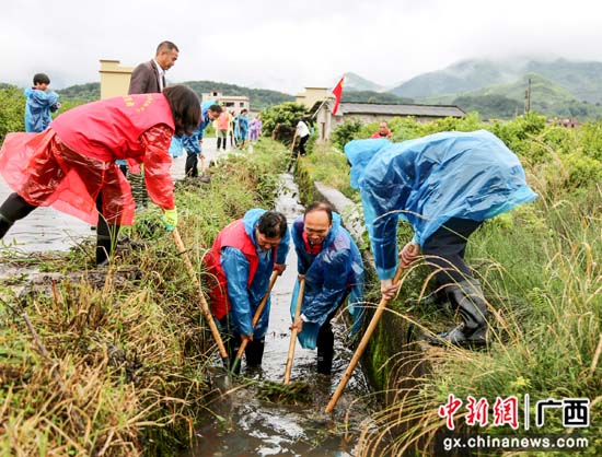 广西灌阳县开展“同吃同劳动 真心筑真情”志愿服务活动