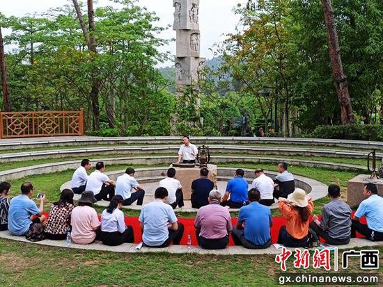 广西第四地质队“四维度”促党史学习教育入脑入心见实效