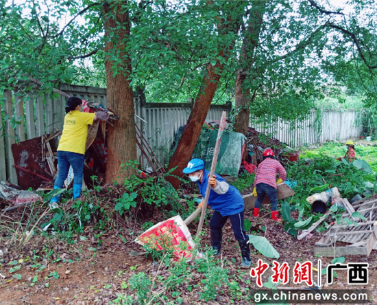 柳州一乡镇3天清理820吨垃圾