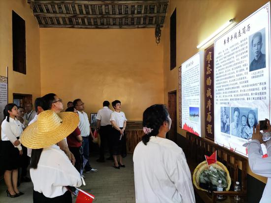 象州县经贸局联合企业党支部开展党史学习教育践学活动
