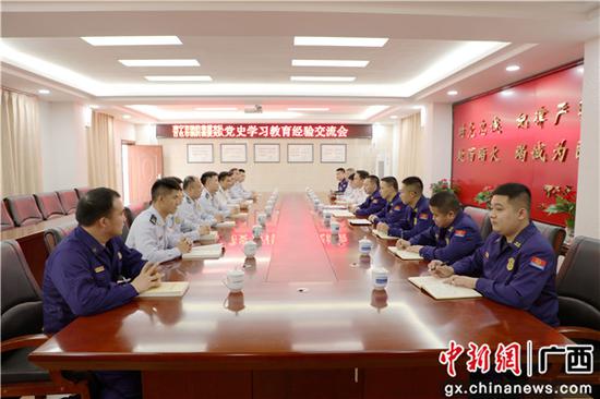 南宁百色两地消防部门开展红色研学主题联建活动