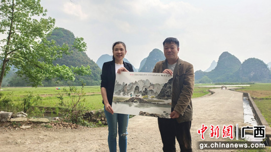 广西临桂乡村振兴驻村队员用画笔记录瑶寨时代蝶变