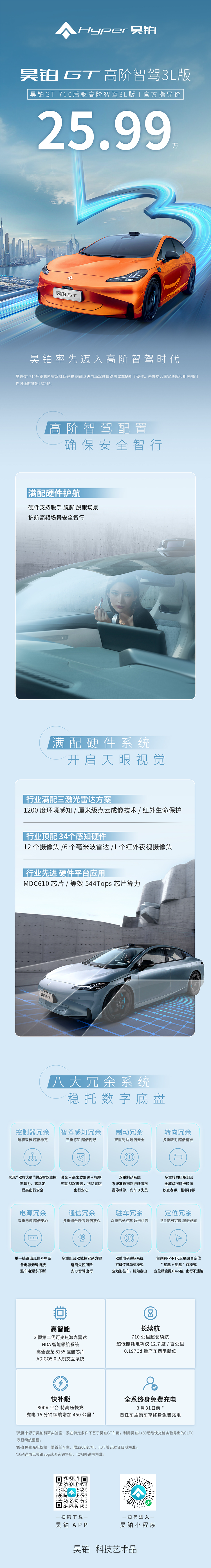 昊铂GT高阶智驾3L版上市，售价25.99 万，支持L3级自动驾驶