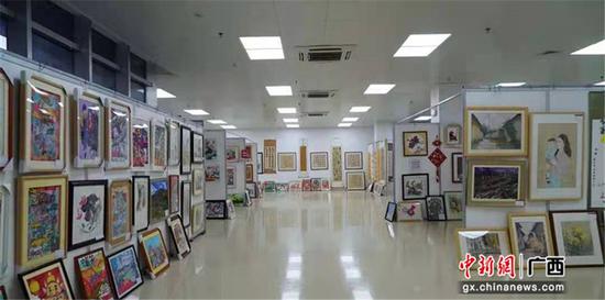 横县举办主题书画展 喜迎建党一百周年