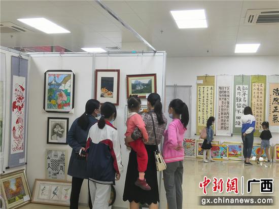 横县举办主题书画展 喜迎建党一百周年
