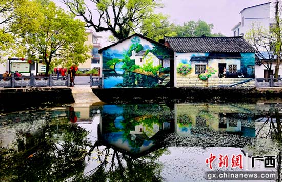 灵川九屋镇甘草村提升乡村风貌 打造乡村旅游名片
