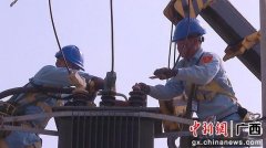 崇左供电公司及时紧急升级变压器为千余亩毛豆“解渴”