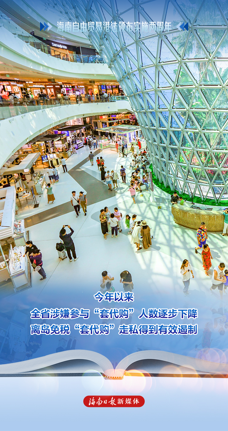 一组海报看海南自由贸易港法颁布实施两周年成效