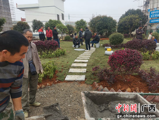 荔浦市荔城镇掀起乡村风貌建设热潮