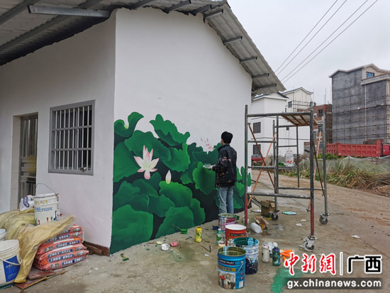 荔浦市荔城镇掀起乡村风貌建设热潮